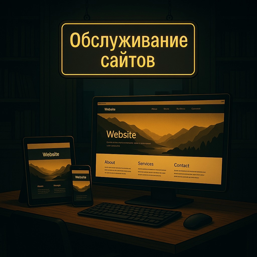 Обслуживание сайтов: поддержка, обновления, резервное копирование
